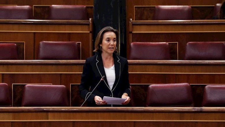 ep la diputada del partido popular concepcion gamarra interviene en la primera sesion de control al