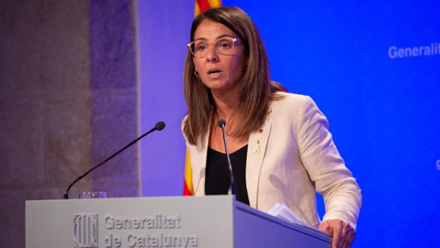 ep la portavoz del govern de la generelitat meritxell budo en rueda de prensa tras el consell