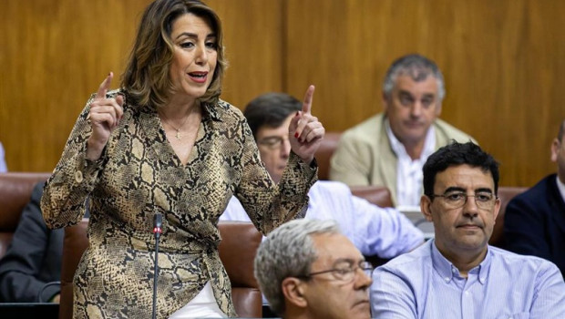ep la secretaria generalpsoe-a susana diaz intervieneplenoparlamento andaluz