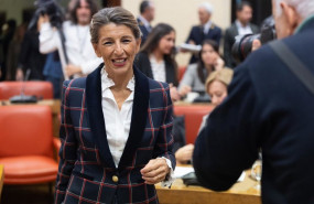 ep la vicepresidenta segunda del gobierno y ministra de trabajo y seguridad social yolanda diaz a su