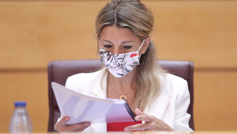 La vicepresidenta Tercera del Gobierno y Ministra de Trabajo y Economía Social, Yolanda Díaz | EUROPA PRESS/E. Parra. POOL - Europa Press ep la vicepresidenta tercera del gobierno y ministra de trabajo y economia social yolanda diaz a su
