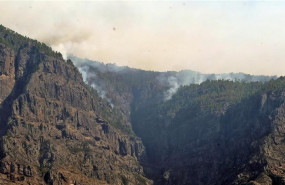 ep parte de la zona afectada por el incendio de la isla de gran canaria de la que continua saliendo 20190827091051