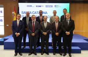 ep participantes en el encuentro empresarial en ceoe sobre santa catarina como puerta de entrada a