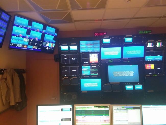 Sala de continuidad en TV3 durante el 'paro de país' | COMITÉ EMPRESA TV3 ep salacontinuidadtv3 durante el paropais
