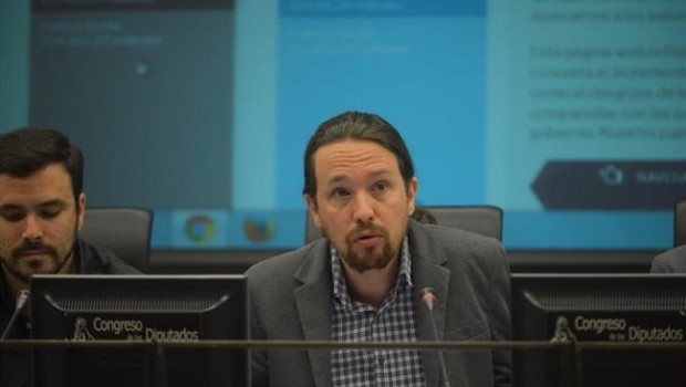 ep secretario generalpodemos pablo iglesias y alberto garzon iu