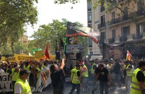 ep taxistasbarcelonahan manifestadomiercolesla ciudad