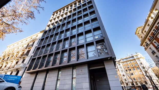 ep vista de la fachada de la audiencia nacional a 8 de enero de 2024 en madrid espana la audiencia