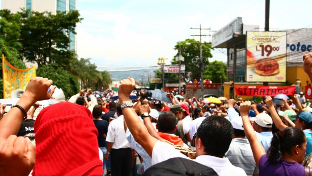 protesta huelga