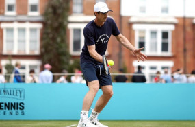 ep 21 june 2019 england london british tennis player andy murray in action duringpractice session of the queens club championships tennis tournament at the queens club photo steven pastonpa wiredpa