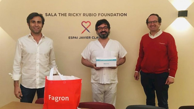 ep acuerdo entre la ricky rubio foundation y fagron foundation para combatir el coronavirus