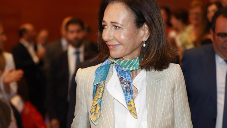 ep archivo   ana botin a su llegada a la clausura de la xvii convocatoria de euros de tu nomina a 09