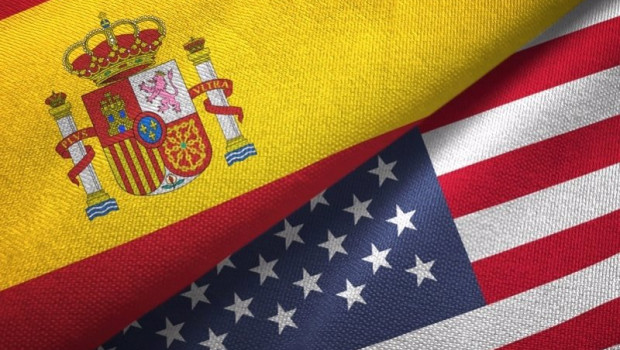 ep banderas de espana y estados unidos