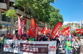 ep cabecera de la manifestacion de ccoo y ugt