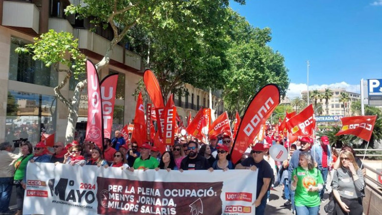 ep cabecera de la manifestacion de ccoo y ugt ep cabecera de la manifestacion de ccoo y ugt