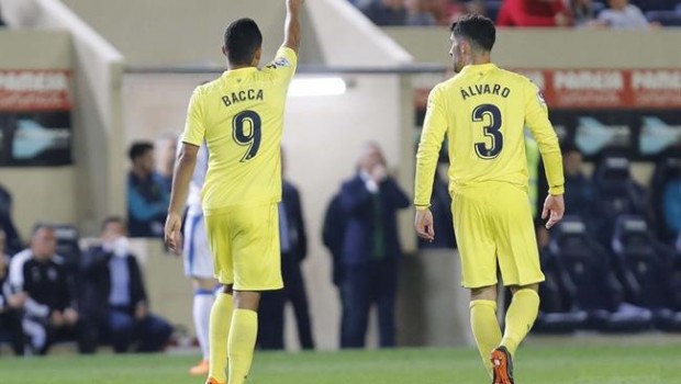 ep carlos bacca y alvaro celebrantriunfovillarreal