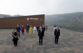 ep celebracion del consejo de gobierno en la ekoetxea de gallarta bizkaia