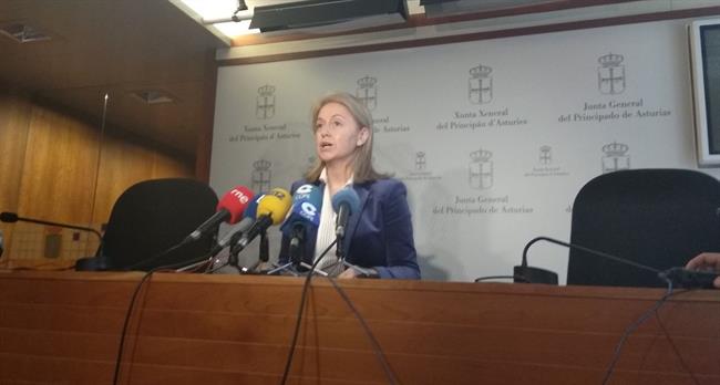 Cristina Coto durante su comparecencia ante los medios. | EUROPA PRESS ep cristina coto durantecomparecencialos medios