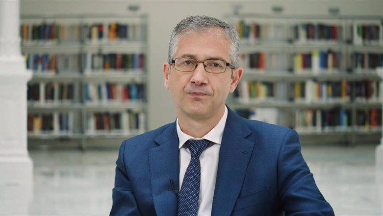El presidente del Comité de Basilea y gobernador del Banco de España, Pablo Hernández de Cos | BANCO DE ESPAÑA ep el gobernador del banco de espana pablo hernandez de cos 20210604110305