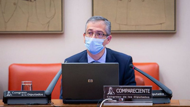ep el gobernador del banco de espana pablo hernandez de cos comparece ante el congreso en comision