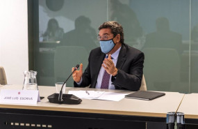 ep el ministro de inclusion seguridad social y migraciones jose luis escriva durante una reunion con