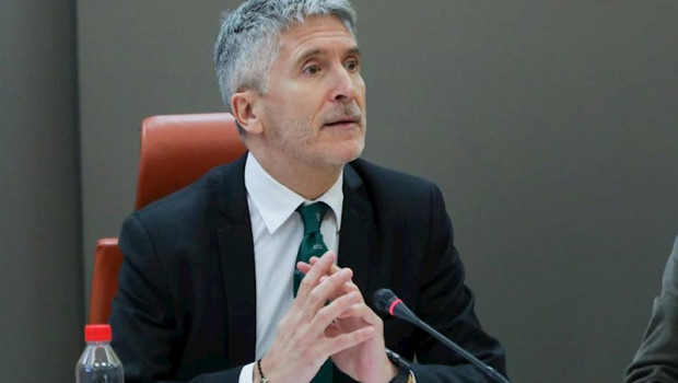 ep el ministro del interior en funciones fernando grande-marlaska durante la presentacion del