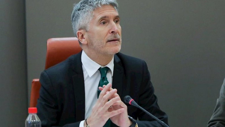 El ministro del Interior en funciones, Fernando Grande-Marlaska, durante la presentación del balance de siniestralidad vial del 2019 en la sede de la Dirección General de Tráfico | Jesús Hellín - Europa Press ep el ministro del interior en funciones fernando grande-marlaska durante la presentacion del
