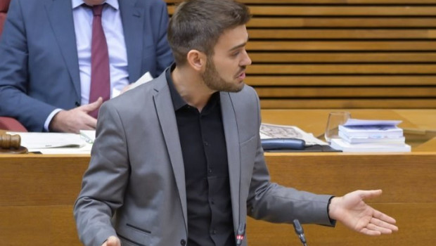 ep el portavoz de compromis en les corts valencianes fran ferri en una imagen de archivo