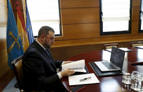 ep el presidente asturiano adrian barbon