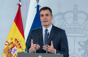 ep el presidente del gobierno pedro sanchez en rueda de prensa en moncloa en una imagen de archivo