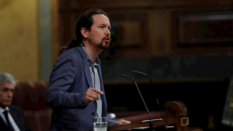 ep el vicepresidente segundo del gobierno pablo iglesias en el congreso el 29 de abril de 2020 ep el vicepresidente segundo del gobierno pablo iglesias en el congreso el 29 de abril de 2020