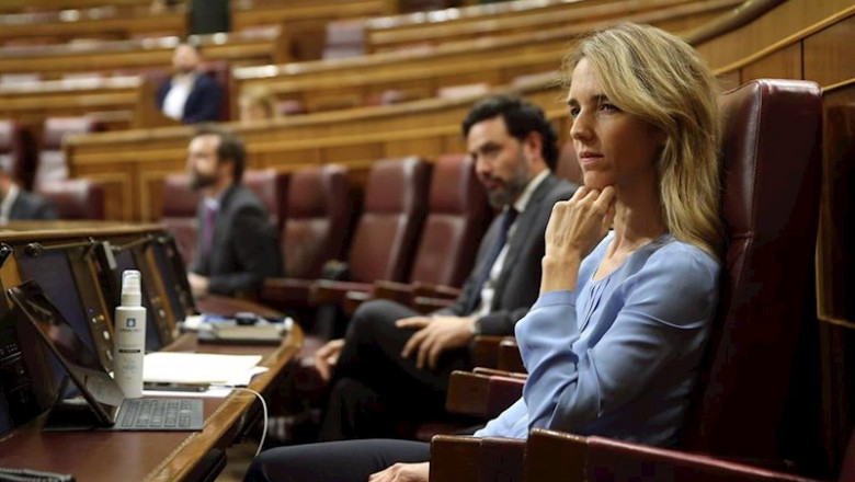 ep la portavoz del pp en el congreso cayetana alvarez de toledo durante el pleno celebrado este