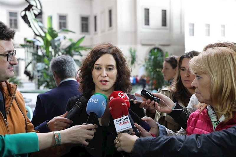 ep la presidenta de la comunidad de madrid isabel diaz ayuso imagen de recurso