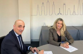 ep la presidenta del colegio de mediadores de seguros de madrid elena jimenez de andrade y el