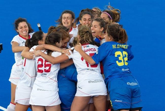 La selección española femenina de hockey sobre hierba | TWITTER.COM/FIH_HOCKEY ep la seleccion espanola femeninahockeyhierba