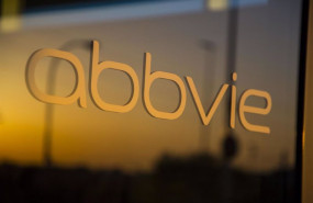 ep logo de abbvie en sus oficinas de madrid