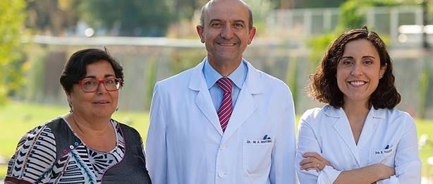 Los doctores Pilar Buil, Miguel Ángel Martínez y Estefanía Toledo. | UN ep los doctores pilar buil miguel angel martinezestefania toledo
