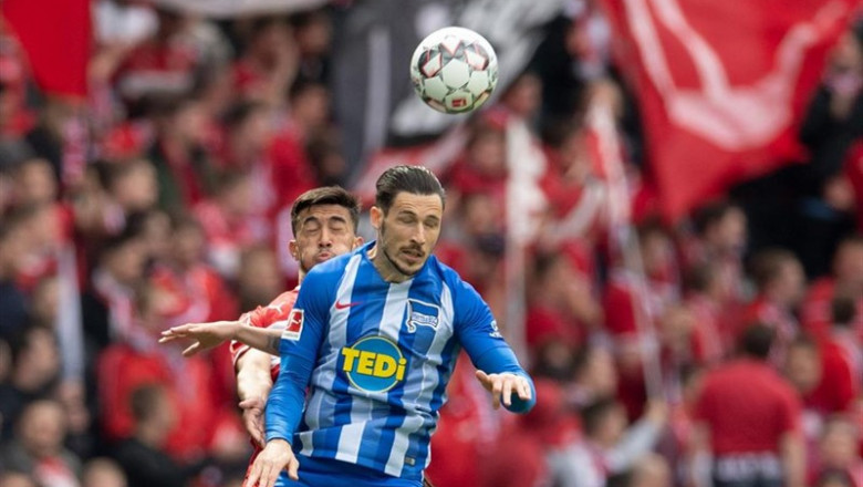 Mathew Leckie, en un partido con el Hertha. | Soeren Stache/dpa - Archivo ep mathew leckie enpartidohertha