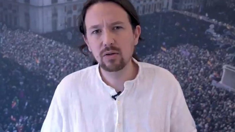 ep pablo iglesias comunicasanchezrenunciaestargobiernocoalicionno hayvetos