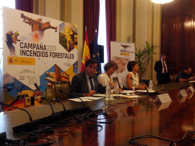 Presentación de la Campaña contra incendios 2017 | EUROPA PRESS ep presentacionla campanaincendios 2017