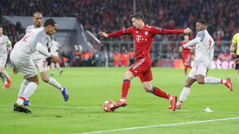 Robert Lewandowski dispara a puerta durante el Bayern-Liverpool de la Champions 2018-19 | AHMAD MORRA/Pro Sports Images /AFP7/Europapress ep robert lewandowski disparapuerta durantebayern-liverpoolla champions 2018-19