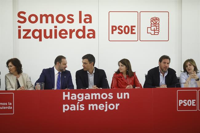 Sánchez preside una reunión extraordinaria de la Comisión Ejecutiva Federal | EUROPA PRESS ep sanchez presidereunion extraordinariala comision ejecutiva federal