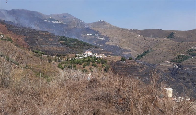ep superficie afectada por el incendio de almunecar ep superficie afectada por el incendio de almunecar