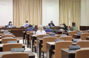 ep archivo   asistentes participan en una comision de trabajo inclusion seguridad social y