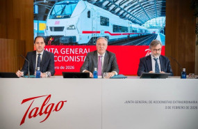 ep archivo   el presidente de talgo jose antonio jainaga en la junta de accionistas celebrada en