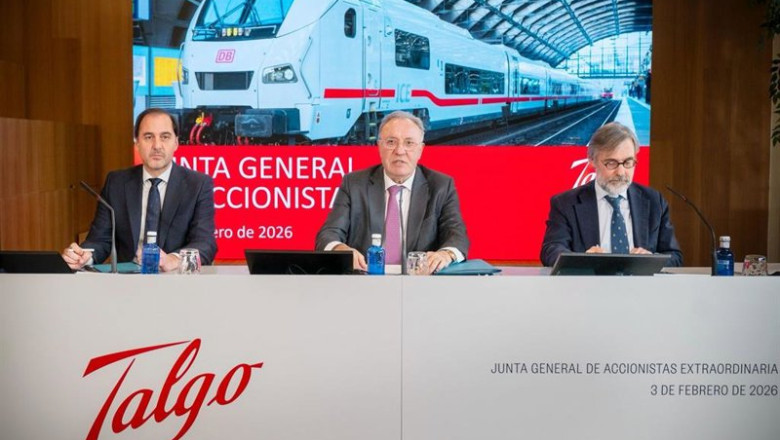 ep archivo   el presidente de talgo jose antonio jainaga en la junta de accionistas celebrada en