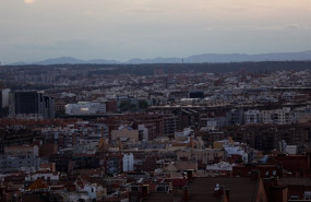 ep archivo   el skyline de madrid durante la pandemia del coronavirus el 24 de abril de 2020