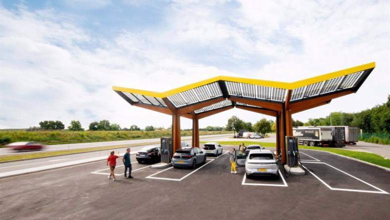 Archivo - Estación de recarga de vehículos eléctricos de Fastned. | FASTNED - Archivo ep archivo estacion de recarga de vehiculos electricos de fastned