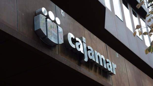 ep archivo   fachada del banco cajamar caja rural a 4 de octubre de 2024 en barcelona cataluna