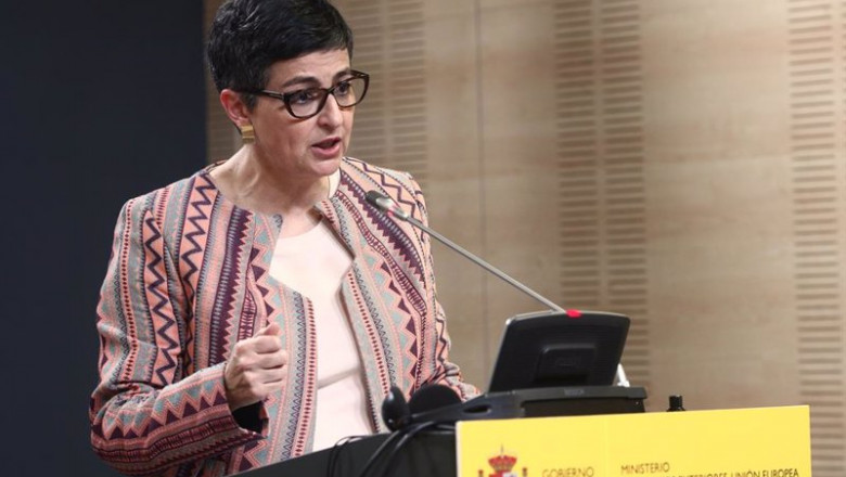 ep archivo   la ministra de asuntos exteriores ue y cooperacion arancha gonzalez laya durante una