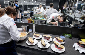 ep archivo   varias cocineros durante la xxiii edicion de madrid fusion alimentos de espana en ifema